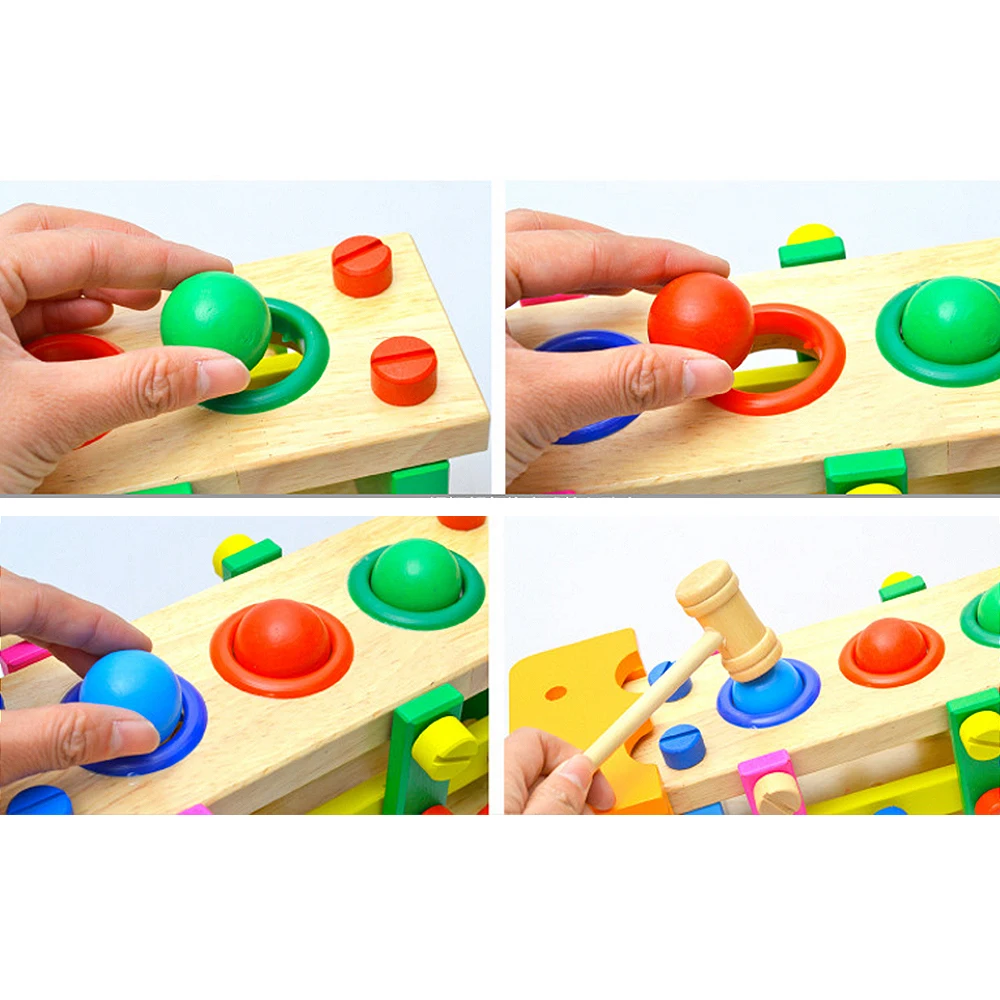 Игрушки для детей Детские Обучающие деревянные игрушки разборки гайки