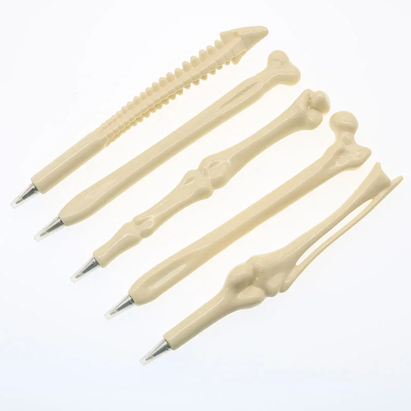 5 шт./компл. Новая креативная шариковая ручка с костями принадлежности для письма