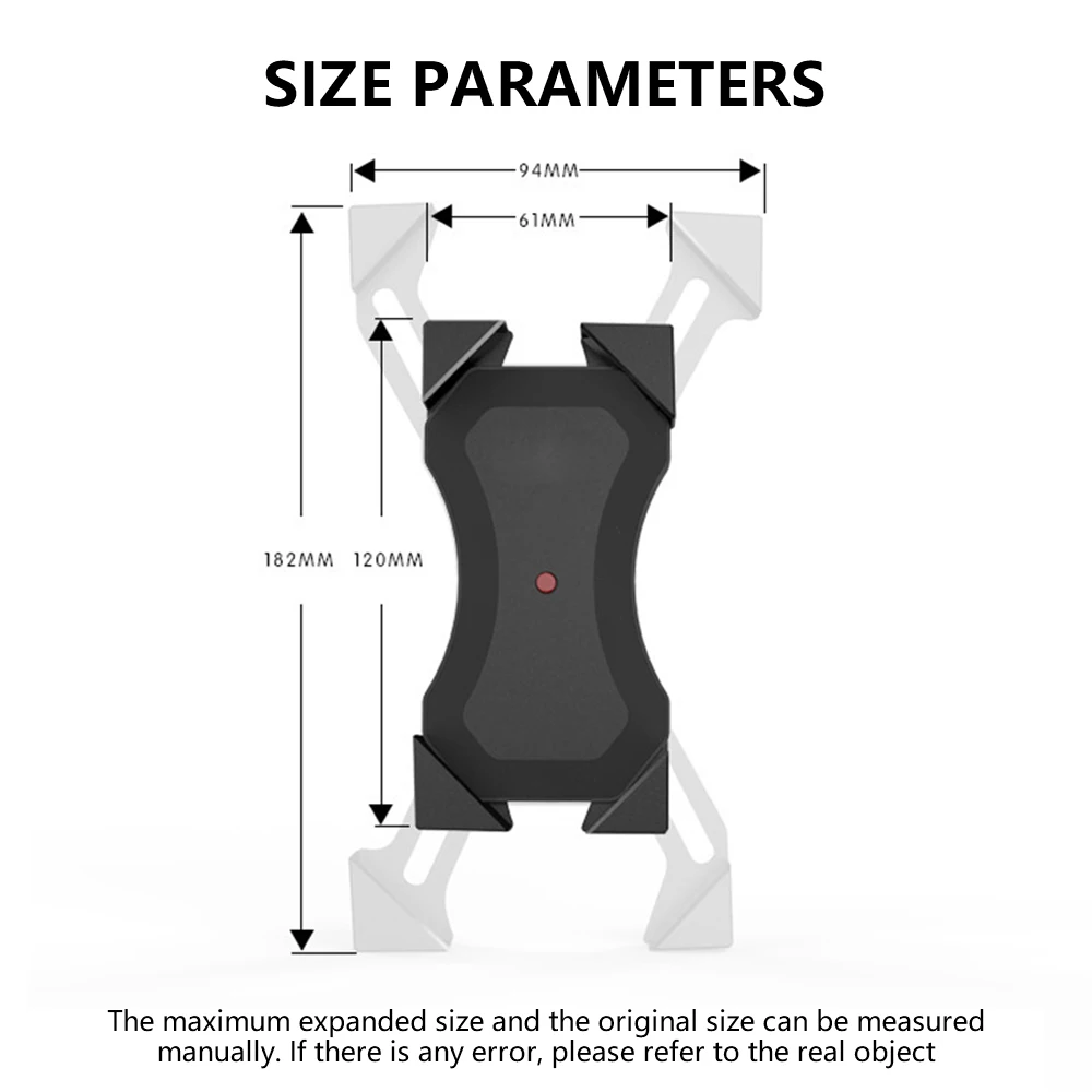 

Bicycle Phone Holder Motorcycle Handlebar Mobilephone Support 360 Rotation MTB Road Bike Mountfor 4-6.5in Smartphone Accessories