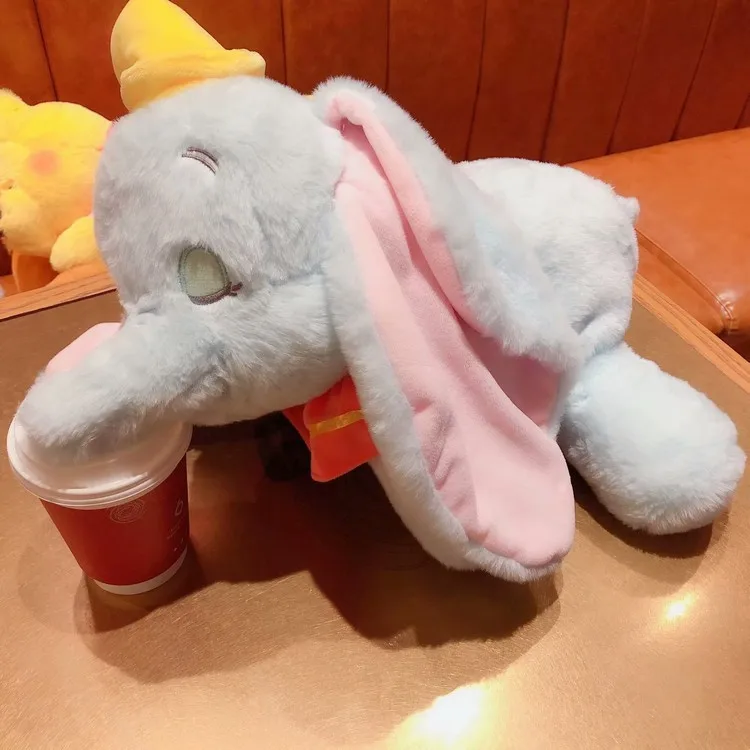 Dumbo 1 шт. 45 см мультфильм большой Dumbo Стич, Дональд Дак Винни чипмун кошка Спящая плюшевая игрушка кукла мягкие животные Подушка подарок для девочек - Цвет: Dumbo