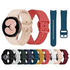 Ремешок силиконовый для Samsung Galaxy Watch 4 classic, спортивный браслет для смарт-часов 46 мм 42 мм, 40 мм44 мм