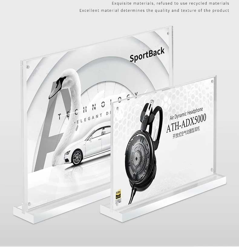 Держатели для вывесок Акрил Yakri ADS004-1