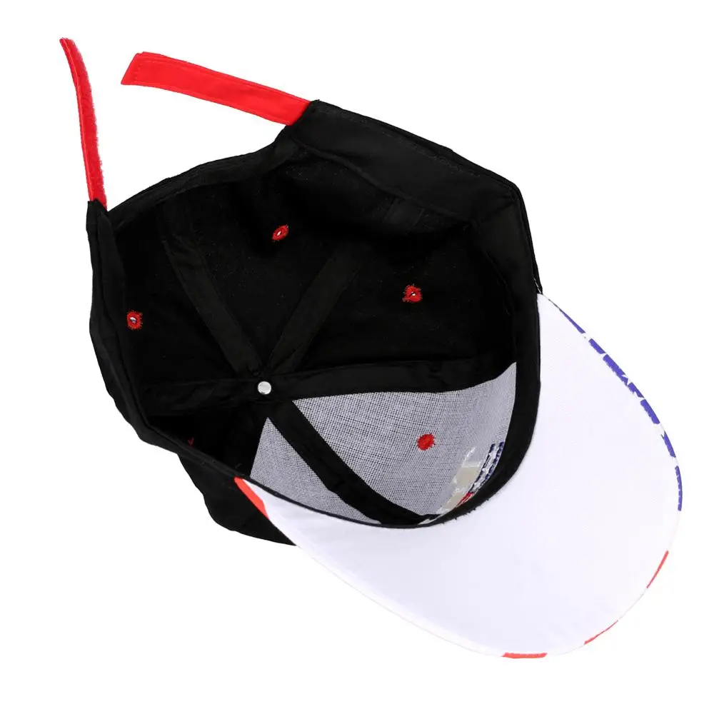 Бейсболка Мужская/женская с вышивкой регулируемая в стиле хип хоп черная