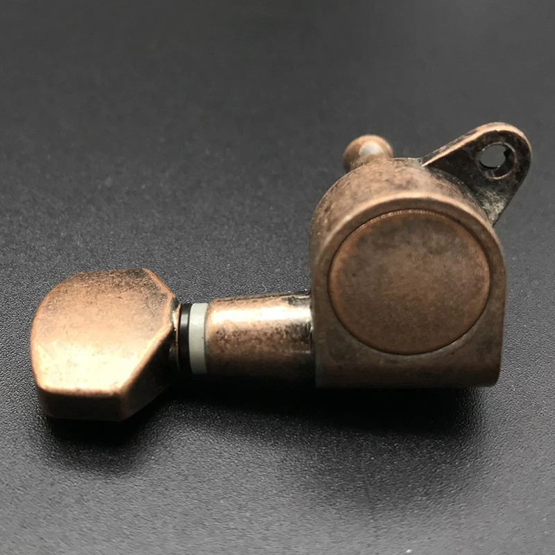 18 шт. головка гитарного станка красная бронзовая струнная Настройка колышки