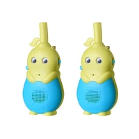 2pcs cheap walkie talkie toy cute cartoon radio walkie talkie toy outing parent child interactive game console