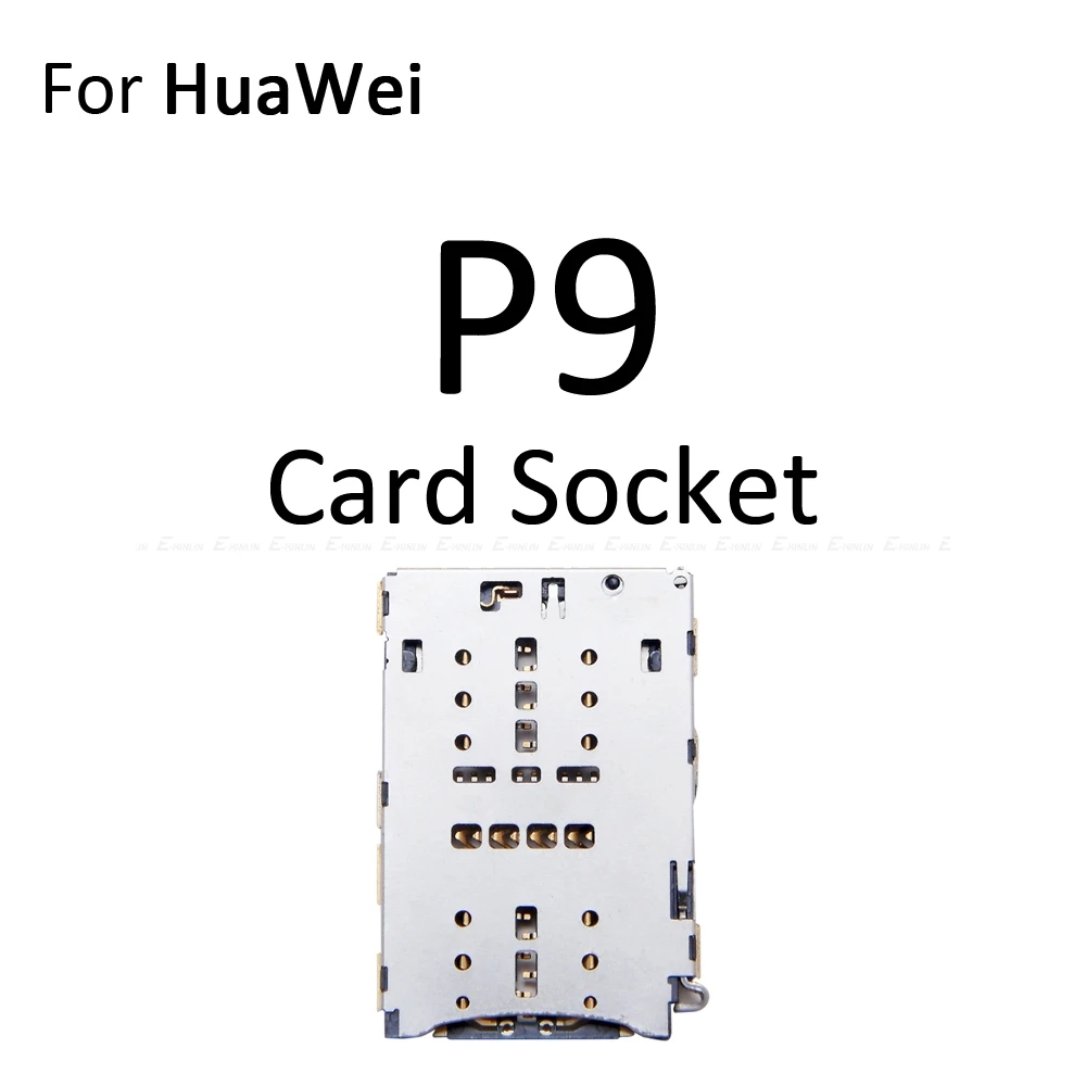 

Sim Card Tray Socket Slot Reader Adapter Micro SD Card Holder Connector Container For HuaWei P9 Plus