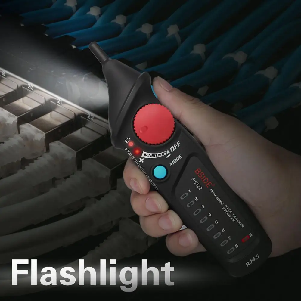 Сетевой кабель BSIDE FWT82 двухрежимный Тонер для телефонных проводов RJ45 и RJ11