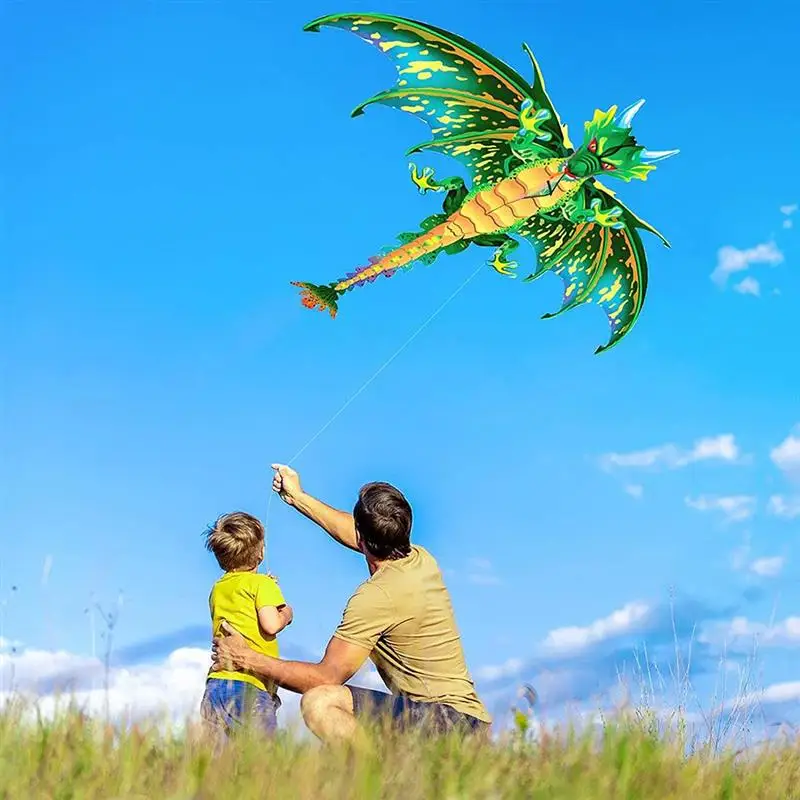 Juego de cometas de animales en 3D, dinosaurio, mariposa, juego de cometas voladoras, Juguetes Divertidos para exteriores, regalo para ni&ntilde;os-3