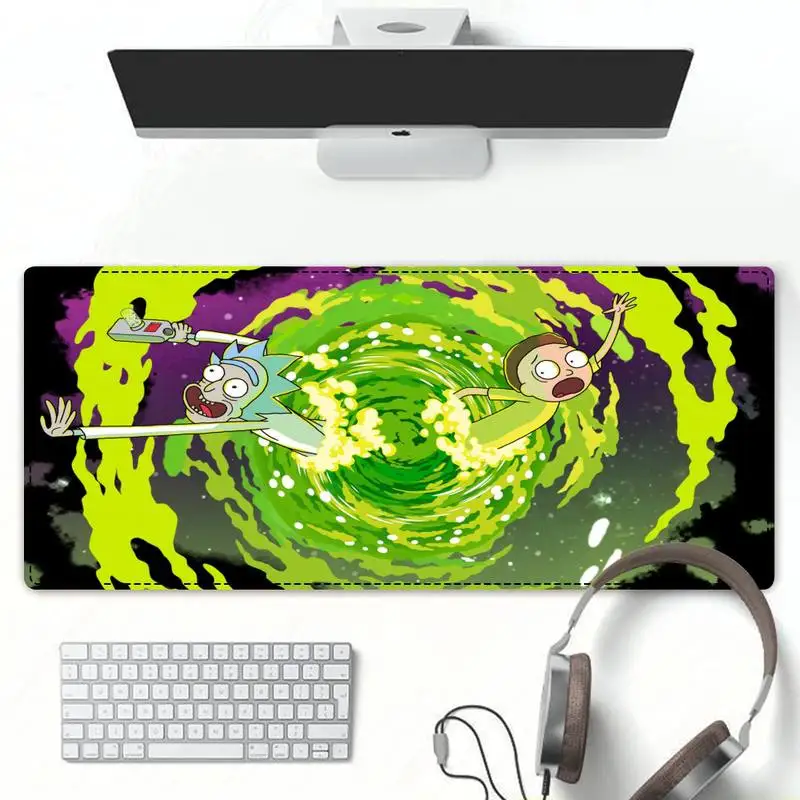 

Trend rick morty Mouse Pad Gaming MousePad Large Big Mouse Mat Desktop Mat Computer Mouse pad For Overwatch