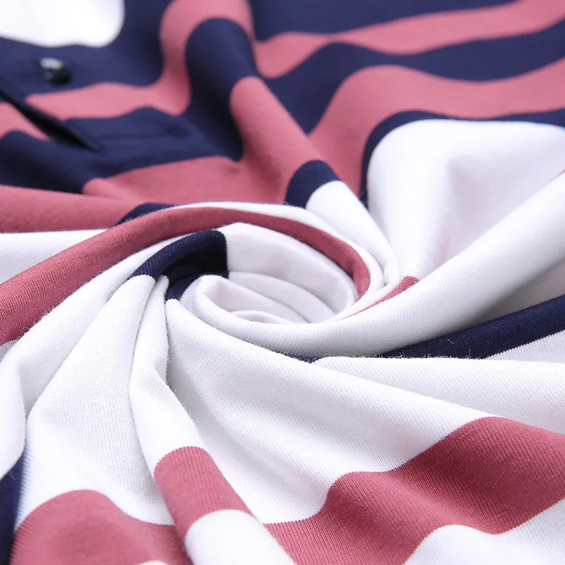 

High Quality Mens Brand Cotton Tops Polo Shirt Plus Size 3XL 4XL 100KG Stripes Fashion Casual Short Sleeve for Summer A06291605