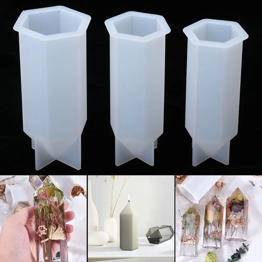 

Point Jewelry Making Tools Faux Quartz Healing Crystal Stone Crystal Tower Resin Molds Casting Mould Silicone Mold