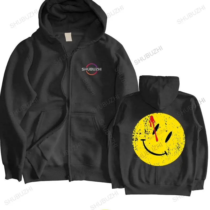 

New Watchmen hoody Watchmen Smiley hoodie Oversized Cotton Graphic Man Funny Streetwear coat hooded sweatshirt euro size