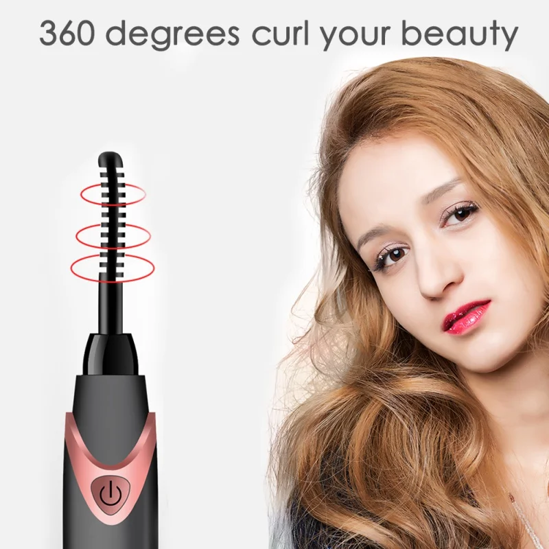 

Recommend Curling Heated Eyelash Curler USB Rechargeable Electric Eyelash Curler Eyelashes Curl Tool