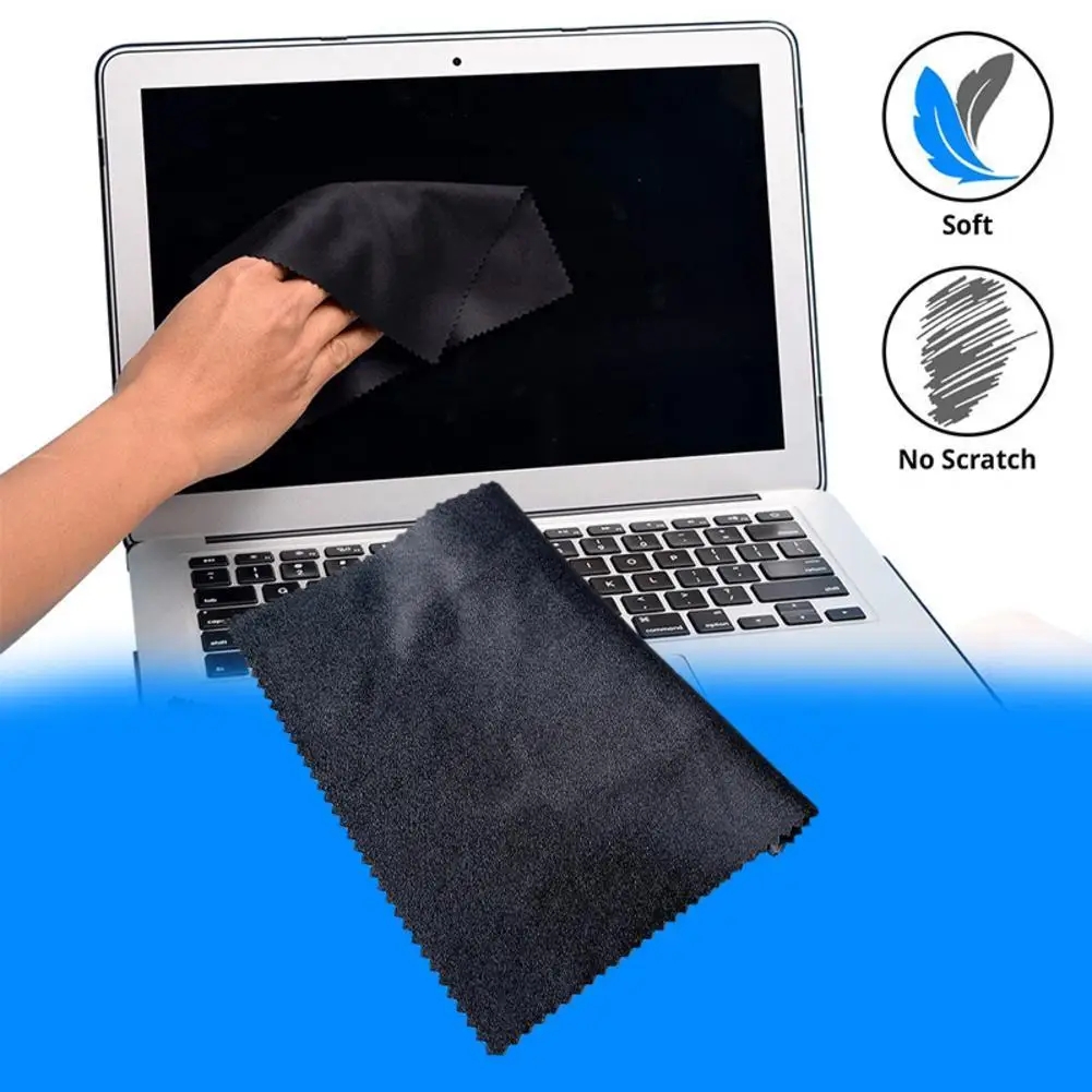 

1pcs Microfiber Computer Screen Cleaning Cloth 14*14 Cleaning Cloth Computer Mobile Phone Accessories Screen Dust Removal