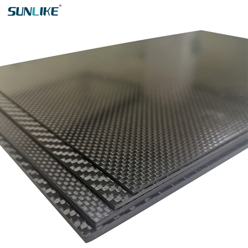 Высокопрочная панель из углеродного волокна 220x240 мм Pure 3K толщиной 0 5 1 2 3 4 | Игрушки