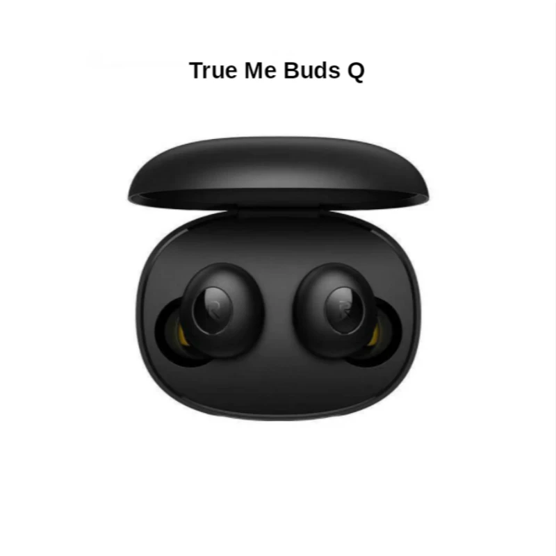 

2021 New Realme True Me Buds Q Headset TWS Bluetooth 5.0 Sports Earphones Black Warrior Waterproof In-ear HIFI Headphone
