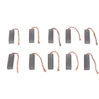 10 шт. проводящие щетки из углеродного волокна, генератор проводов, универсальная щетка электродвигателя 4,5*6,5*20 мм с проводными выводами для коммутатора двигателя