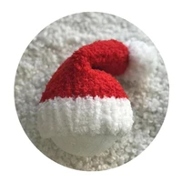 baby festive christmas hat newborn photography props hand knitted boys girls hats cute beanie