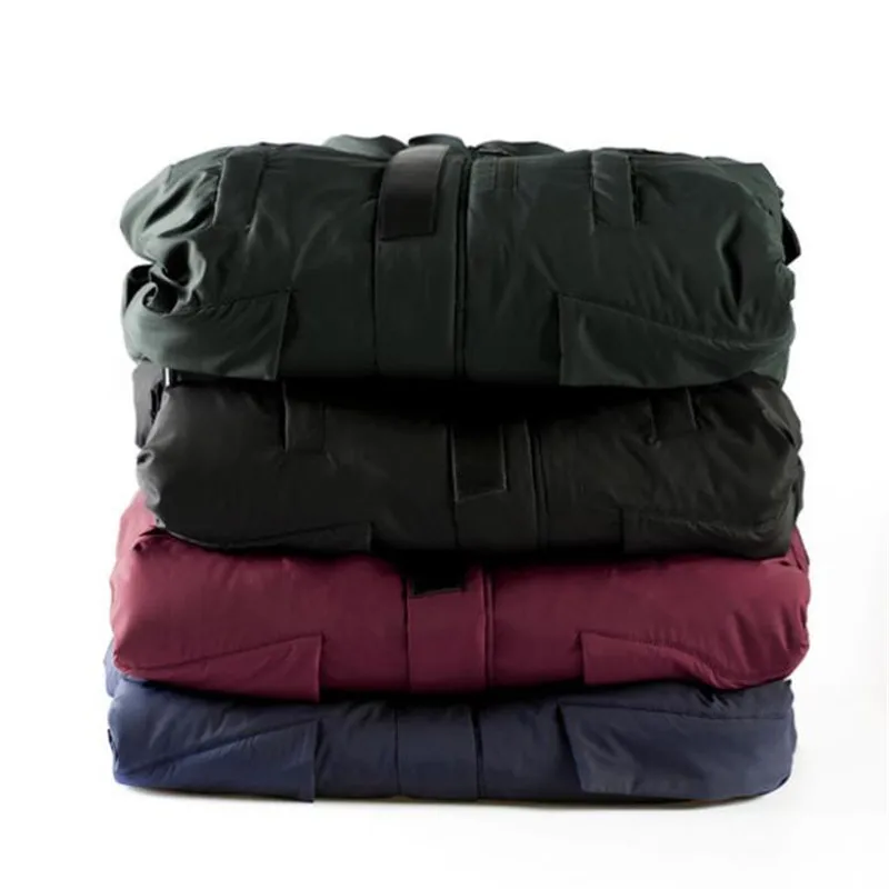 Мужская зимняя хлопковая куртка с капюшоном несколькими карманами | одежда