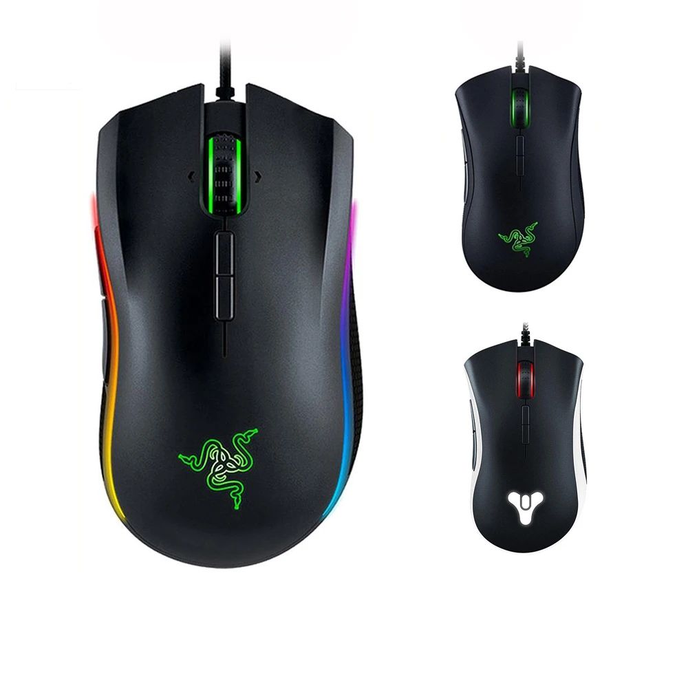 Razer DeathAdder Elite Chroma проводная игровая мышь для Mamba Tournament Edition, Lancehead, компьютерной игры, геймерской мыши.