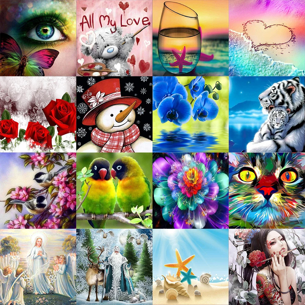 Хобби алмазная живопись Акварельная лошадь вышивка крестиком полная круглая