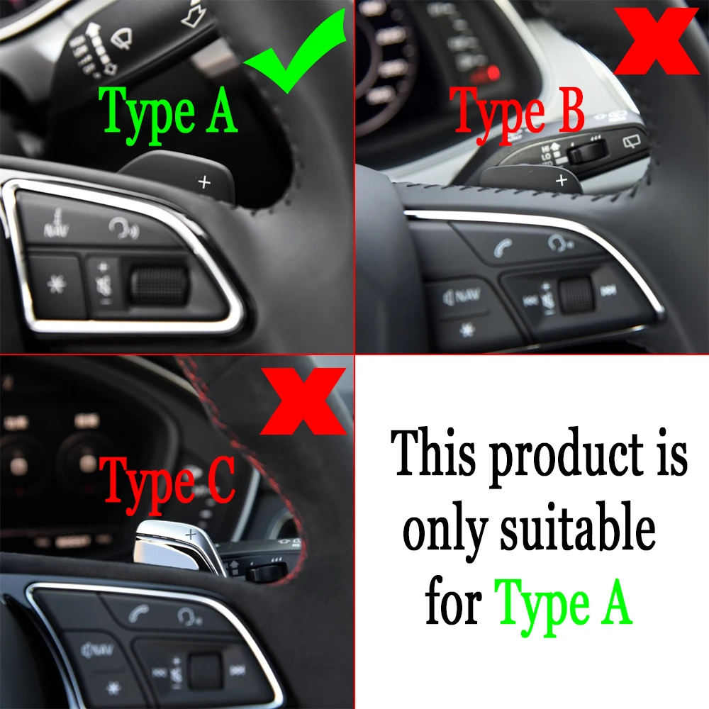 Авто DSG рулевое колесо переключения передач Paddle Shifter расширение для Audi A3 A4 A5 Q3 Q5 TT S3 R8 A6 автомобильные аксессуары