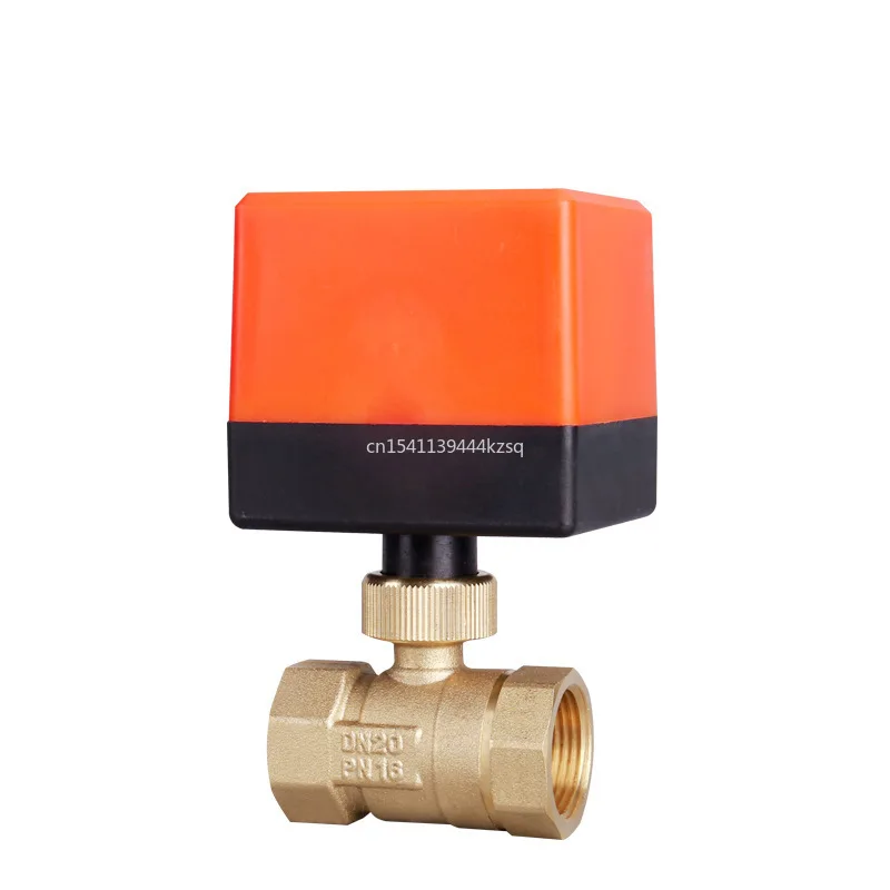 

DN15/DN20/DN25 Electric Motorized Thread Ball Valve Brass AC 220V 2 Way 3-Wire 1.6Mpa with Actuator For water, gas, oil