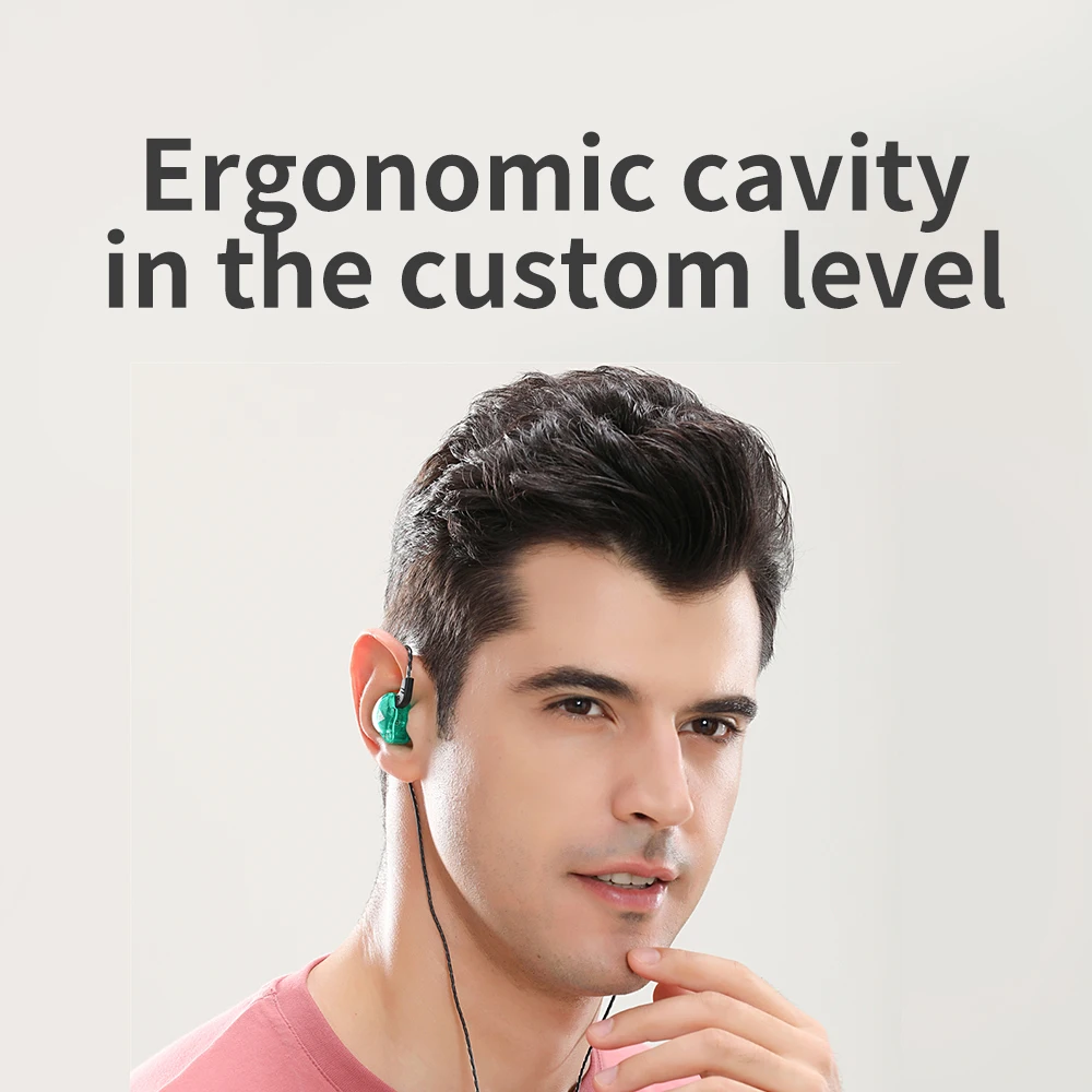 

QKZ Copper Driver HiFi Sport Professional Earphone In Ear Earphone For Running With Microphone Earphone Music Earbuds AK6 CK6