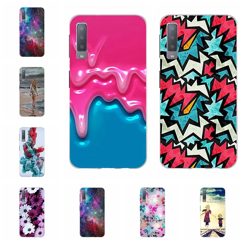 

Case For Samsung Galaxy A7 2018 A750 Case Soft TPU Silicone Fundas Coque For Samsung A7 2018 Phone Cases Capa Bumper Protective