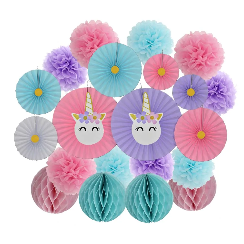 Набор украшений для вечевечерние НКИ в виде единорога 21 шт./компл.