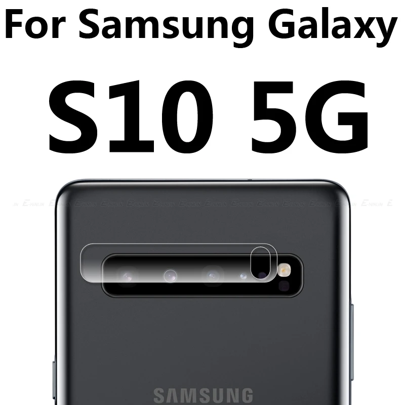 Задняя Защитная пленка для объектива камеры из закаленного стекла для samsung Galaxy S10 5G S10e S9 S8 Plus S7 edge Note 10 9 8 - Цвет: For Samsung S10 5G