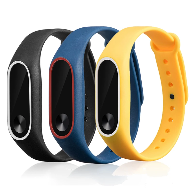 Силиконовый сменный ремешок с застежкой для Xiaomi Mi Band 2 браслет петля