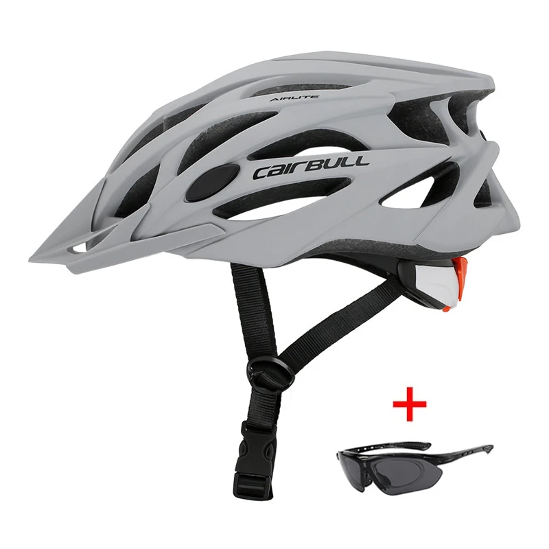 

In-mold Road Mountain Bike Helmet with Sunglasses Outdoor Sports Riding Cycling Helmet Unisex Ultralight MTB Bicycle Helmets
