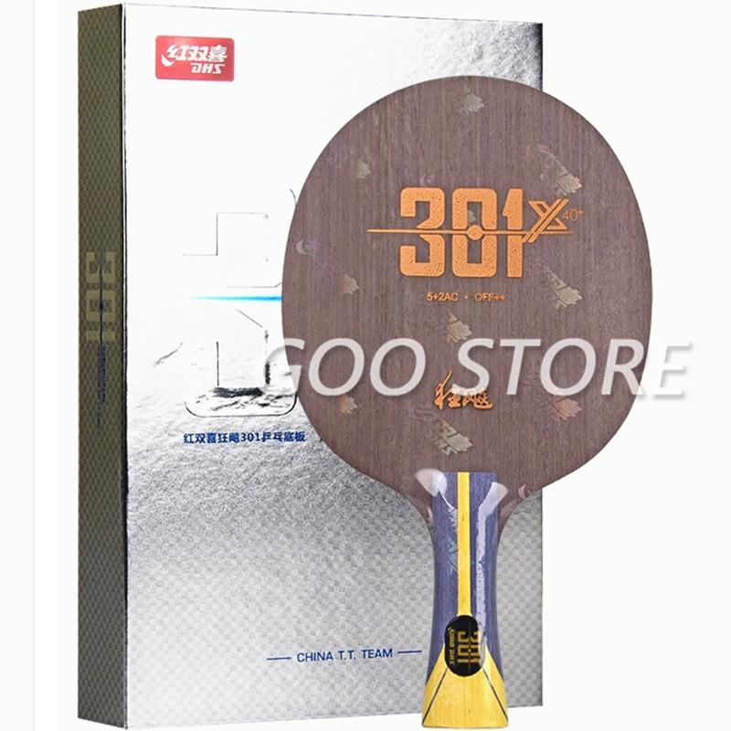 

DHS Hurricane 301X Table Tennis Blade OFF++ Arylate Carbon ALC Racket Original DHS H301X 301-X 301 X Ping Pong Bat Paddle
