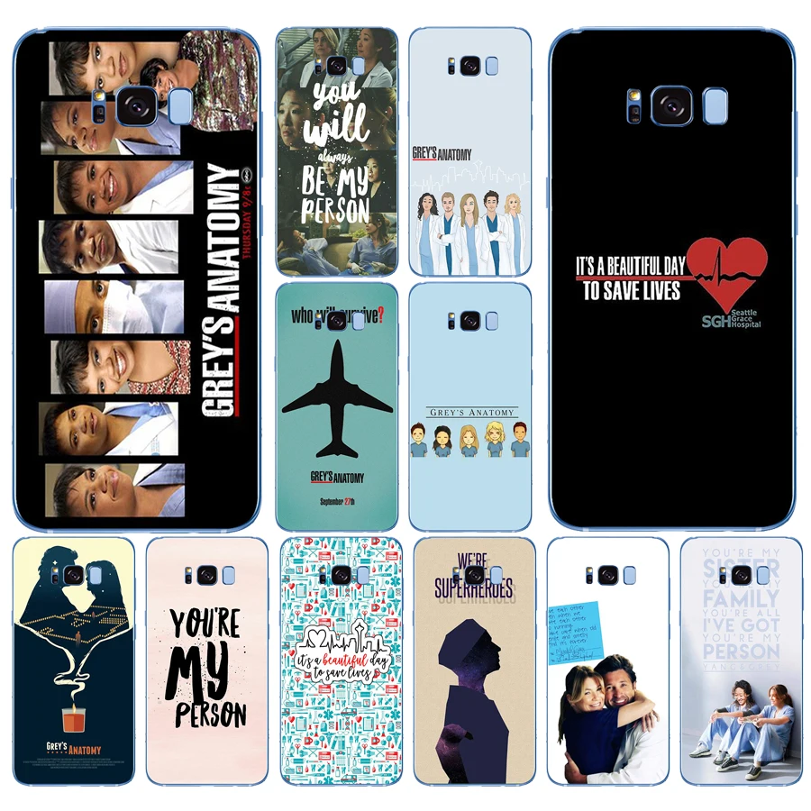07DD Американский ТВ GREYS Anatomy Мягкий силиконовый чехол для Samsung Galaxy S6 S7 край S8 S9 S10 плюс A70 A50 чехол