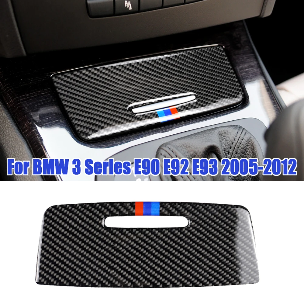 

Искусственное волокно, автомобильная коробка для хранения, отделка панели, декоративная наклейка для BMW 3 серии E90 E92 E93 2005-2012, автомобильный С...
