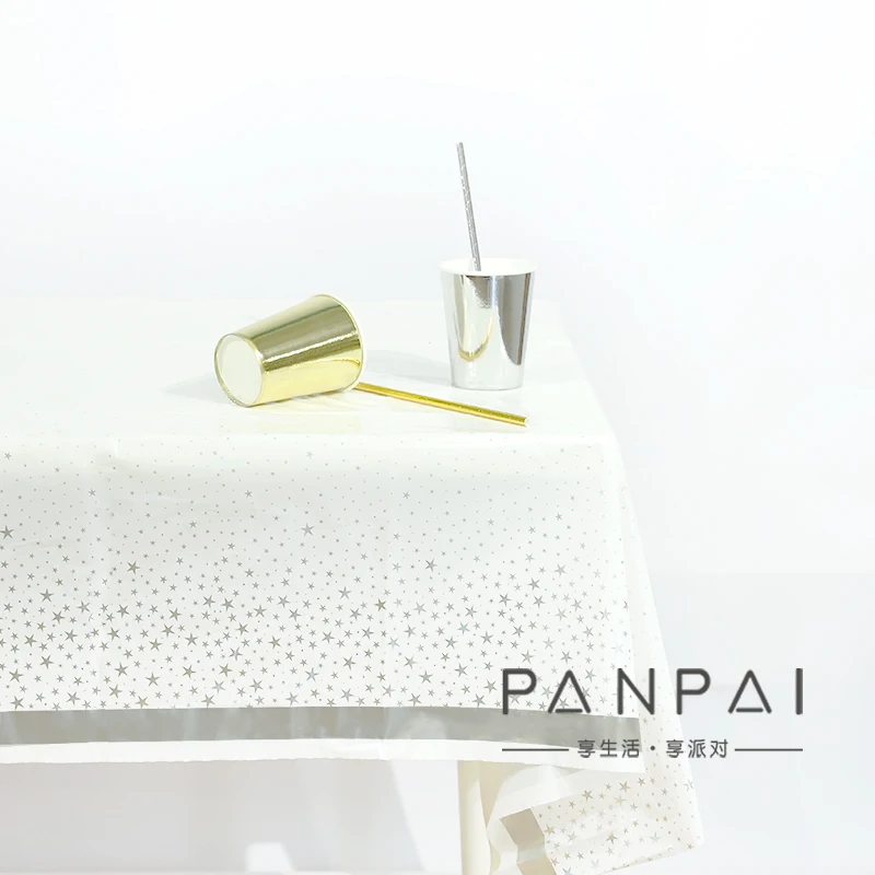 Ins стиль звезды серии День Рождения Вечеринка Пикник Одноразовая Посуда Бумажная