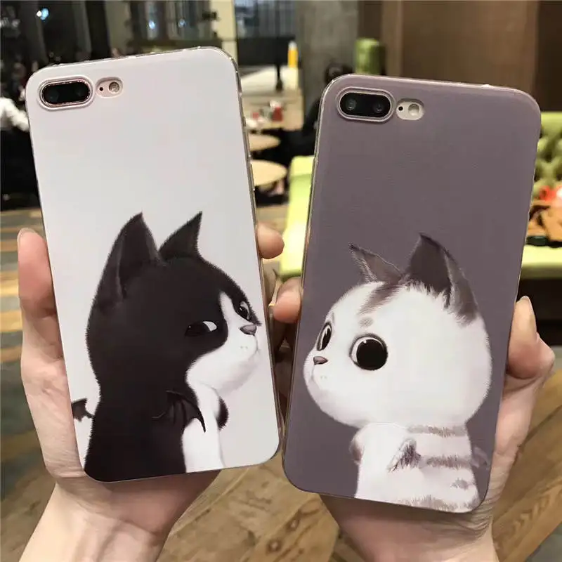 Thermal Color Change for Iphone 66s 78 78P X/Xs Couple Tpu + Leather Mobile Phone Case |