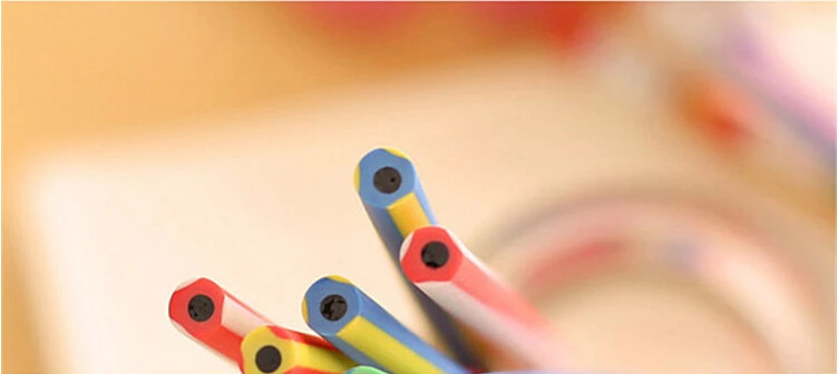 1 шт. Корейская Милая Канцелярия яркие цвета мягкие гибкие стандартные карандаши школьные модные офисные
