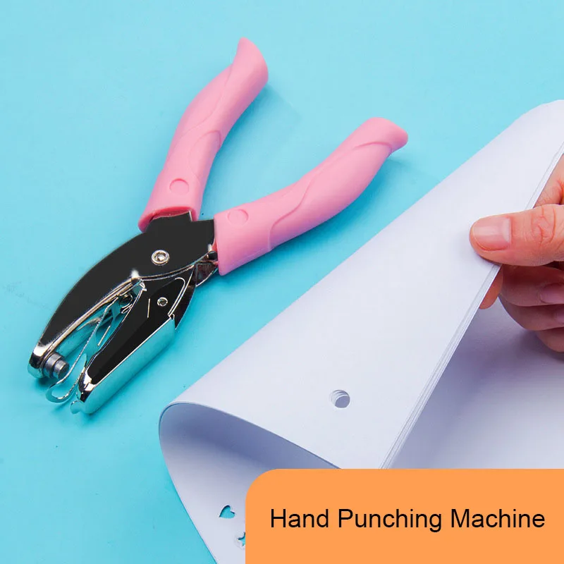 

1 Hole Punch, Single Hole Puncher, 6-8 Sheet Capacity, Office Paper Punch for Craft Paper, DIY Crafts Home School Supplies