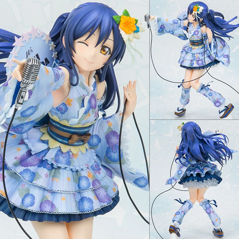 

Anime Love Live! School Idol Festival Umi Sonoda 1/7 Scale Pre-painted PVC Action Figure Collectible Sexy Girls Model Toys Doll