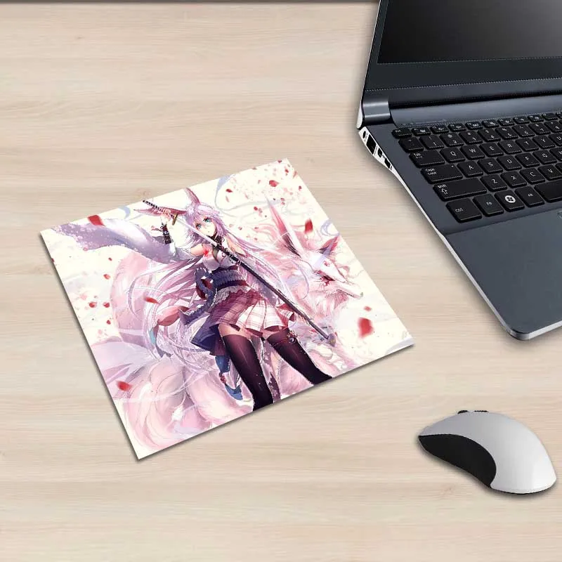 XGZ аниме квадратный коврик для мыши мультяшная милая девочка ноутбука ПК