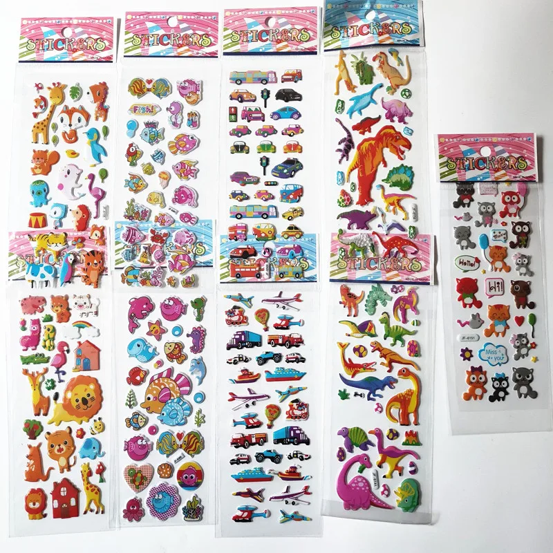 9 листов различных милых домашних животных &quotсделай сам&quot Кошка динозавр