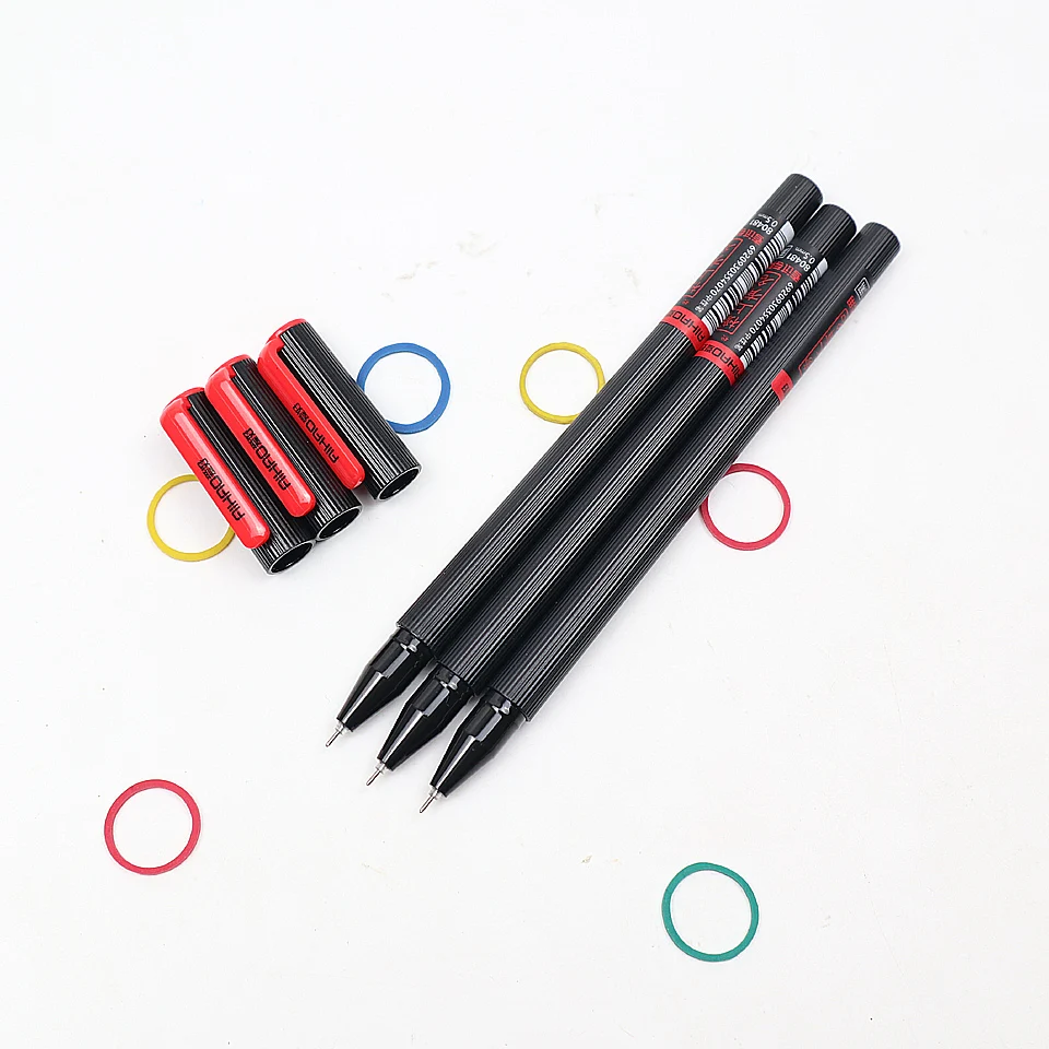 6pcs/lot Gel Pen 0.5mm Black/Blue/Red Ink Superior Quality Good Writing ink Pens Office &amp School Neutral Supplies PEN | Канцтовары