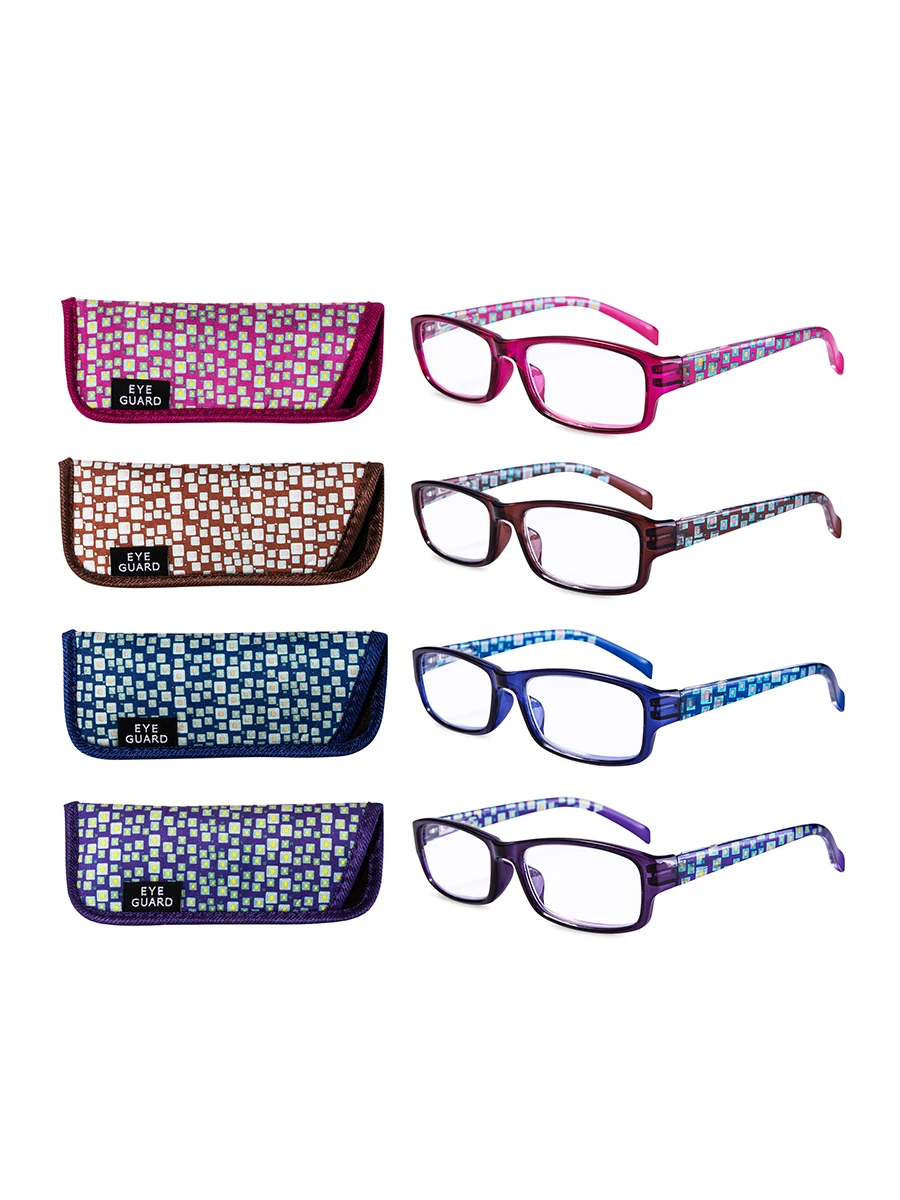 Очки для чтения EYEGUARD 4 пары модные женские очки с петлей на весну | Аксессуары