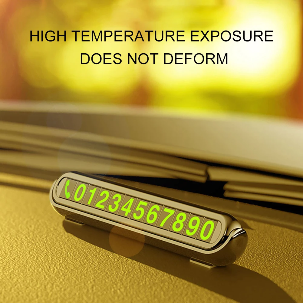 Ароматерапия Автомобильная временная остановка парковочная карта светящаяся