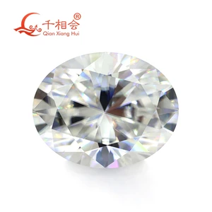 DF GH IJ цвет белый бриллиант овальной формы cut Sic материал moissanite свободно Прикрепленный драгоценный камень qianxianghui