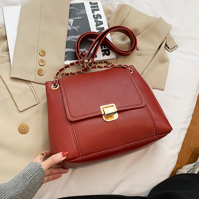 

2021 New Woman Handbag Large Capacity Shopping Bag Fashion High Quality Shoulder Bag Female PU Tote Bag Luxury Designer Handbags