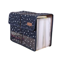 cute portable expandable accordion 13 pockets a4 file folder oxford expanding document briefcase