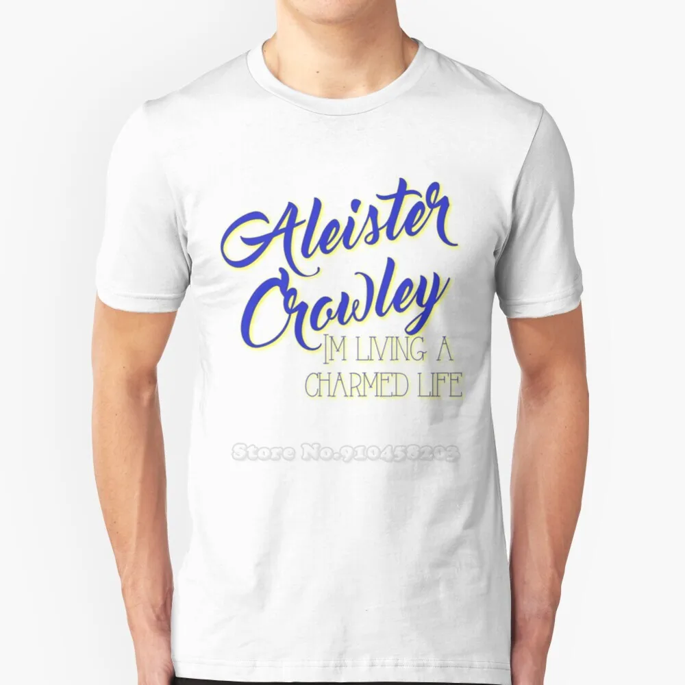 Алестер Кроули! Футболка мужская с забавным принтом стильная повседневная